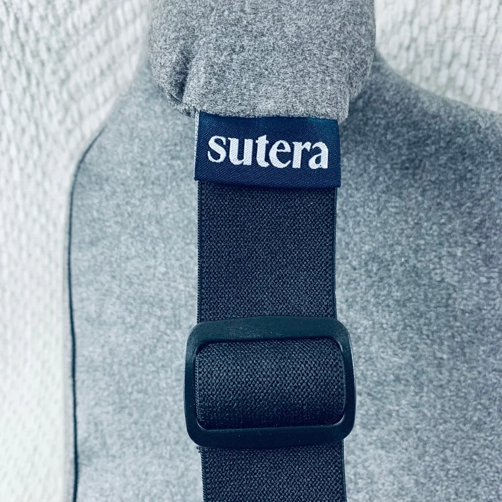 Sutera Lumbar Support Pillow Unisex OS Gray Memory Foam Ergonomic Back Cushion‎